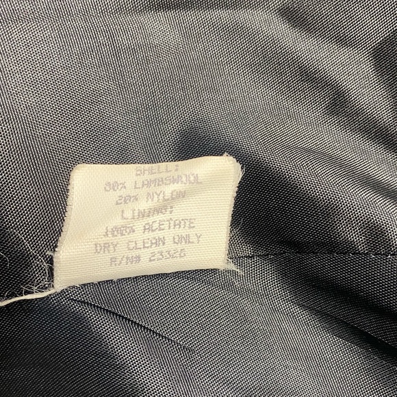 KRISTEN BLAKE CLASSICS Lambswool Zipper Front Pea Coat Small - Picture 5 of 5